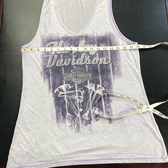 Harley Davidson light purple tank top - Picture 7 of 8